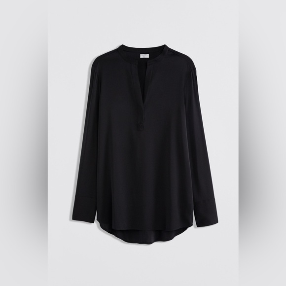 Filippa K V-neck chiffon pull on blouse - Picture 2 of 7